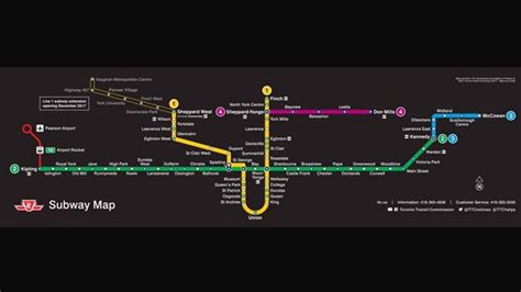 Toronto Future Subway Map