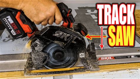 VALUE Track Saw! SKIL CR5440B 20V Brushless 7-1/4" Circular Saw Review ...