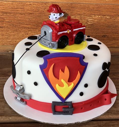 Paw Patrol Marshall Cake #SarahsCustomCreations | Marshall paw patrol ...