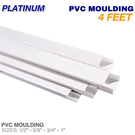 4 FT | PVC Moulding | Electrical Wire Pipe | Plastic Pipe For ...