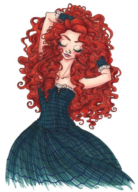 Disney Courture: Merida - Brave Fan Art (30702491) - Fanpop