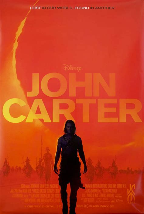 John Carter 2012 U.S. One Sheet Poster - Posteritati Movie Poster Gallery