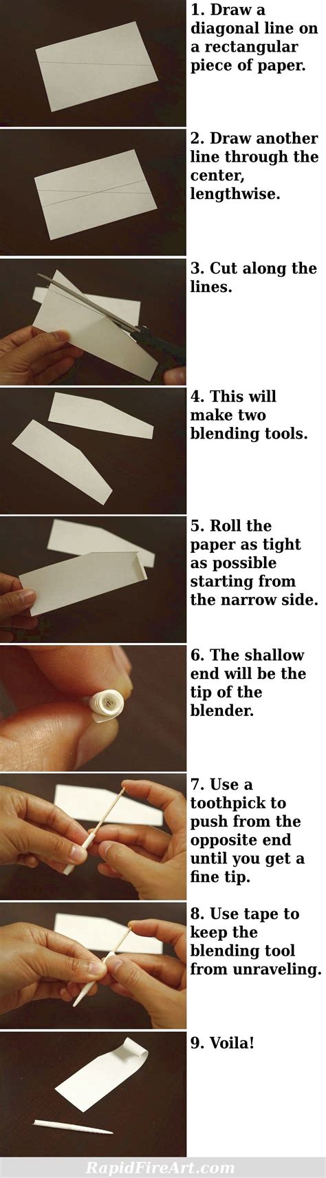 Detailed Guide: How to Use a Blending Stump - Rapid Fire Art | Blending ...