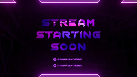 Animated Live Twitch Stream Design Package | Stream Starting Soon ...