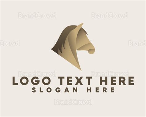 Brown Horse Silhouette Logo | BrandCrowd Logo Maker