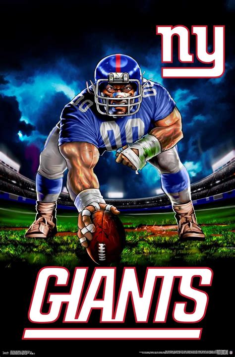 NFL New York Giants - 3 Point Stance - Athena Posters