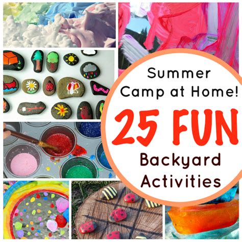 Summer Camp at Home! 25 Fun Backyard Kids Activities - Where ...