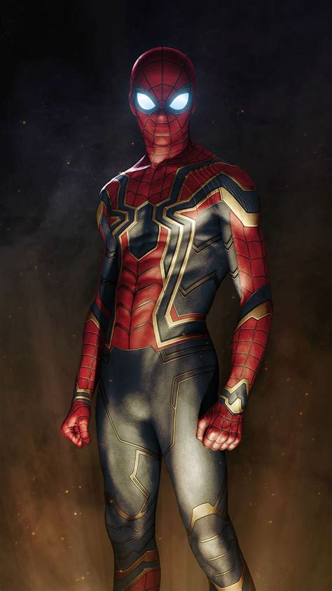 Iron-Spiderman-Suit-Avengers-iPhone-Wallpaper - IPhone Wallpapers ...