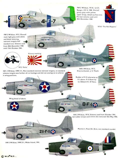 Grumman F4F Wildcat (53) Page 11-960 | Wwii aircraft, Wwii fighters ...