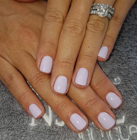 Pin by Madds Ivy on Me in 2020 | Light purple nails, Short gel nails ...