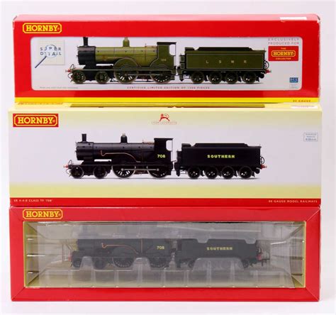 Two Hornby T9 4-4-0 locos & tenders both DCC ready: R3108 708 Southern ...