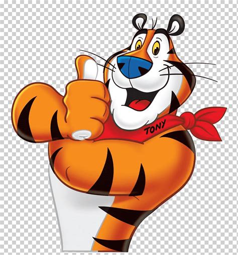 Frosted Flakes Tony the Tiger Breakfast cereal Kellogg's, tiger, png ...