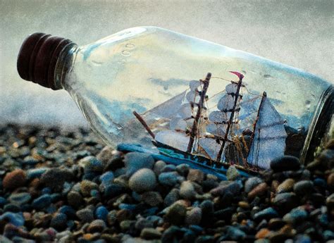 Boat In A Bottle Photograph by Bob Nardi - Fine Art America