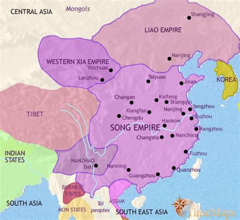 Map of Ancient China in 200 CE: the Later Han Dynasty | TimeMaps