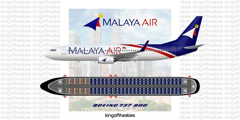 Malaya Air Boeing 737-800 Livery & Seat Map - Malaya Air : A New Era by ...