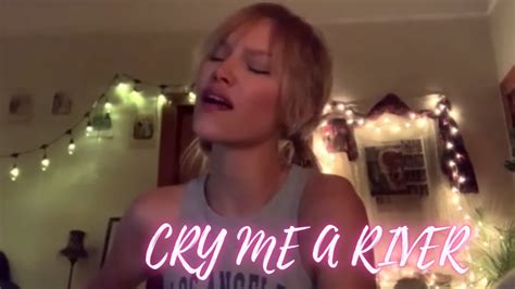 REACTION to GRACE VANDERWAAL - Cry me a river (cover) - YouTube