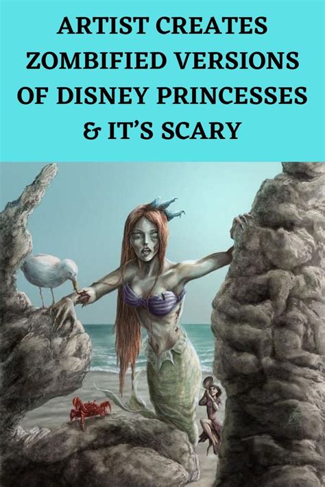 Artist Creates Zombified Versions Of Disney Princesses & It’s Scary ...