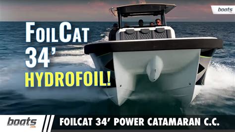 power catamaran hydrofoil