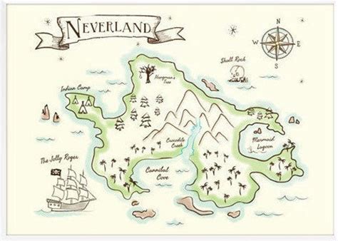 Tinkerbell Neverland Map