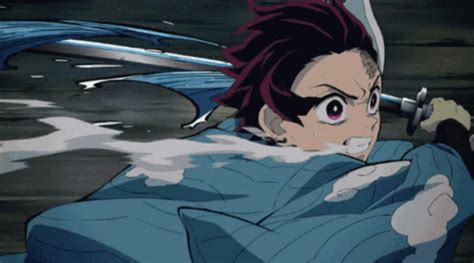 Tanjiro I Water Style GIF - Tanjiro IWaterStyle Anime - Discover ...