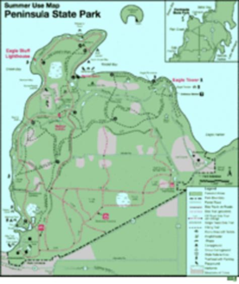 Rock Island State Park Map - Rock Island State Park WI USA • mappery