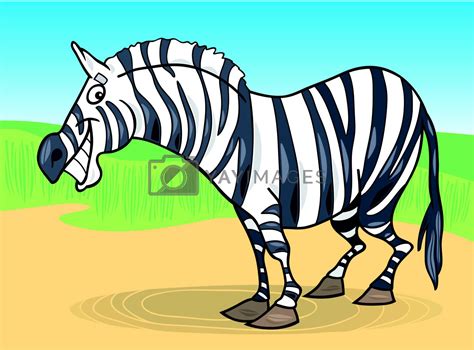 Royalty Free Vector | cartoon zebra by izakowski