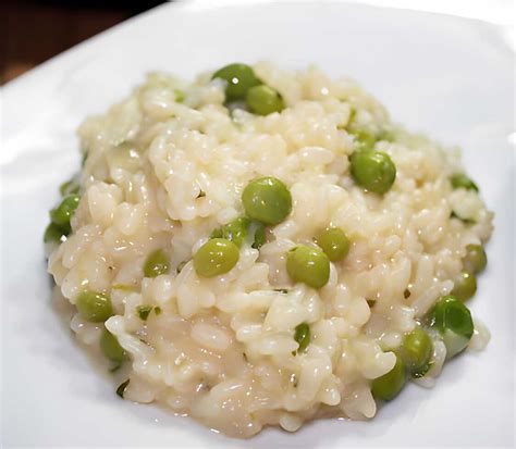 Recette de Risotto aux petit-pois frais