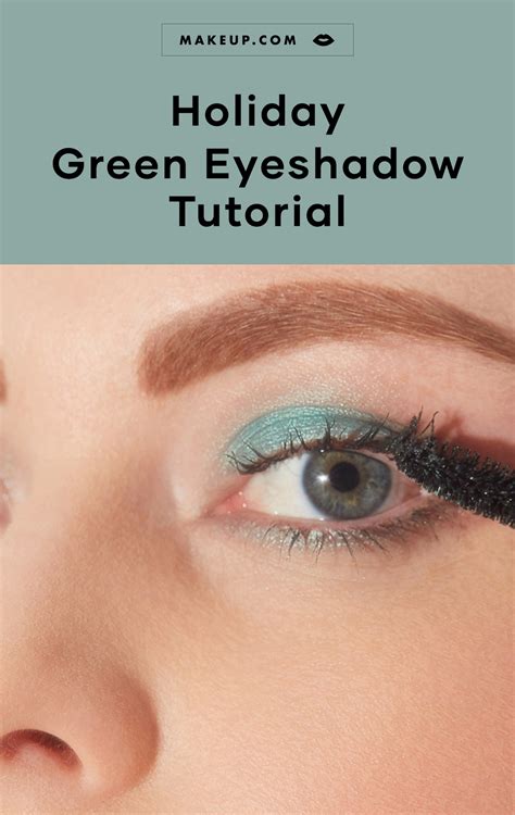 This Green Eyeshadow Tutorial Is Both Festive and Easy AF | Makeup.com ...