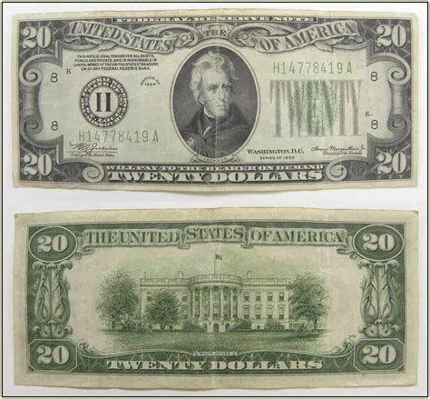 How Much is a 1934 $20 Bill Worth? (Series "A", "B", "C", "D")