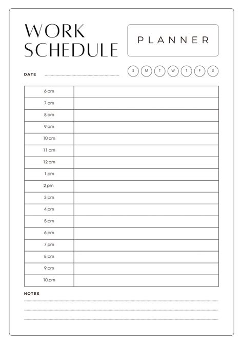 Page 9 - Free custom printable work schedule planner templates | Canva