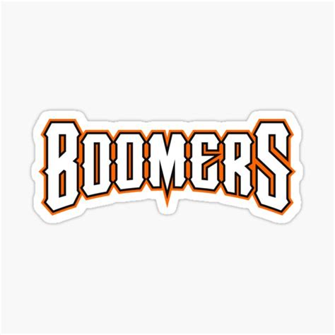 "SCHAUMBURG BOOMERS" Sticker for Sale by yepanlasko | Redbubble