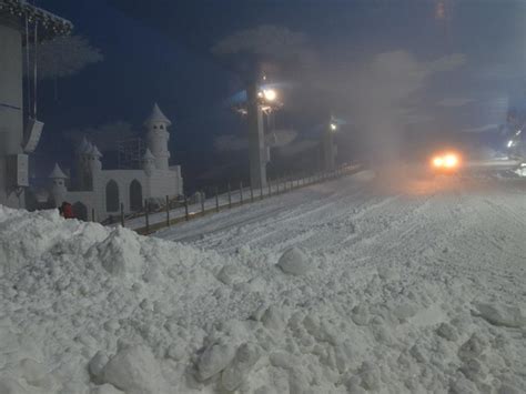 G1 - Com neve 'real' e frio de -2°C, parque de Gramado une esporte e ...