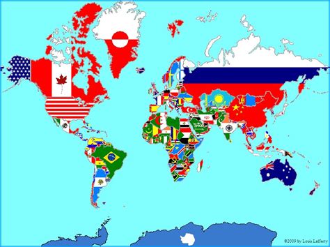 Multi-National Flag Maps