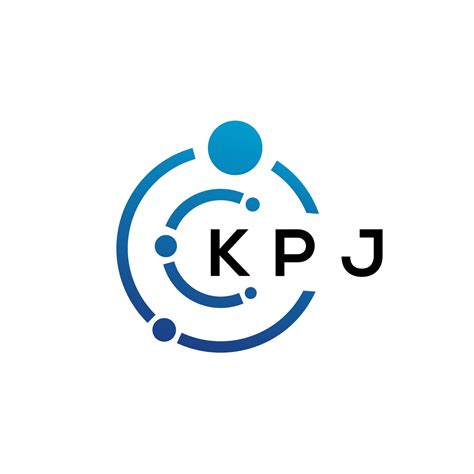 KPJ letter technology logo design on white background. KPJ creative ...