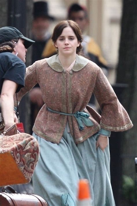 Emma Watson - "Little Women" Set in Boston 10/07/2018 • CelebMafia