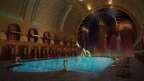 ArtStation - Hotel -pool-