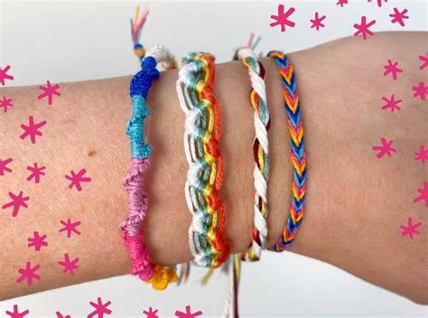 6 Easy Friendship Bracelet Patterns (Tutorials & Videos!) | Marching North