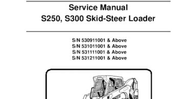 Bobcat Manual Download : BOBCAT S250, S300 SKID STEER LOADER SERIES ...