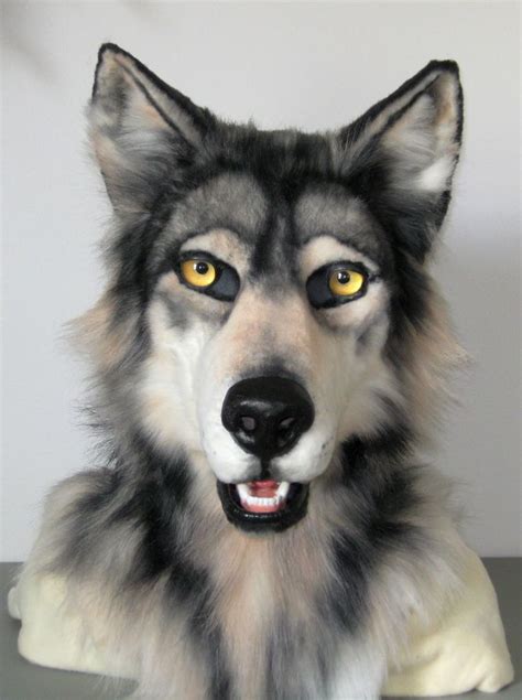 Realistic Grey Wolf Mask by MaewynShadowtail on DeviantArt (With images ...