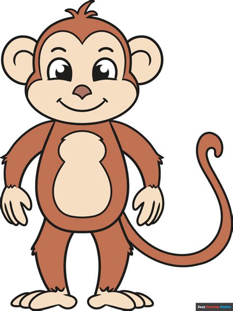 Monkey Cartoon Drawing