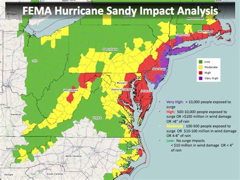 Hurricane Sandy Destruction Map