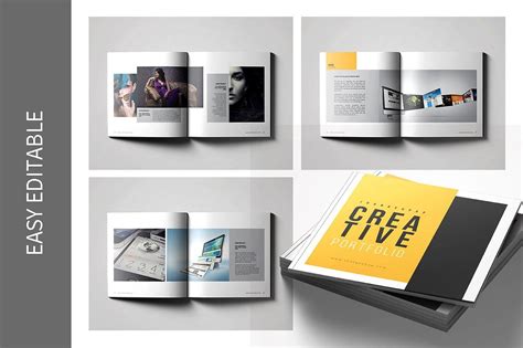 Graphic Design Portfolio Template | Graphic design portfolio layout ...