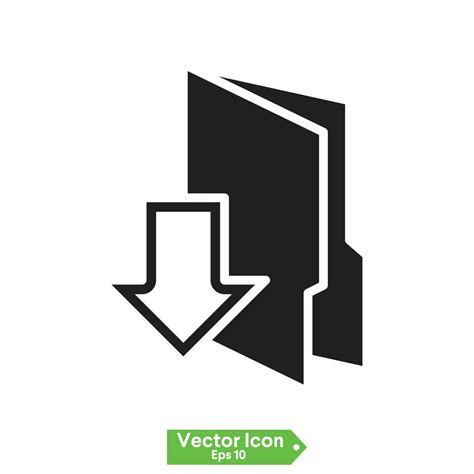 Download button. Vector icon. 6605239 Vector Art at Vecteezy