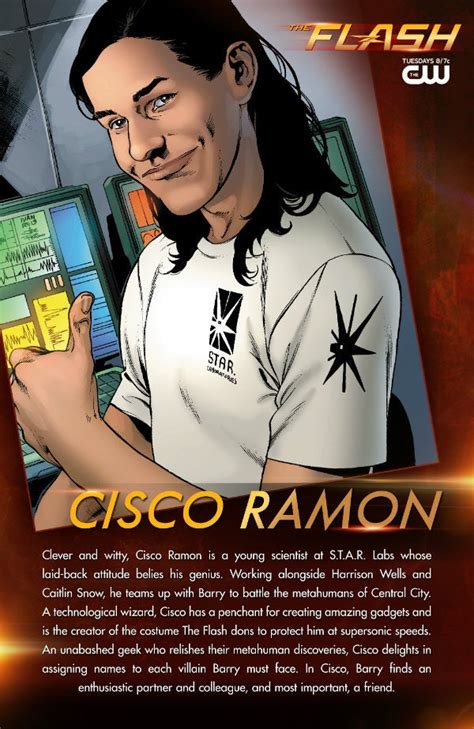 The Flash: Cisco Character Bio Card Reveal - IGN