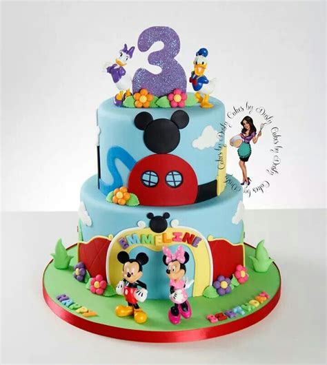 Mickey mouse club house Mickey Mouse Clubhouse Birthday Cake, Minnie ...