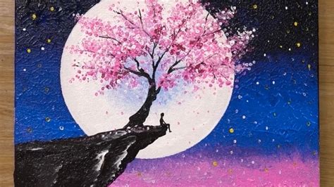 Cherry Blossom Tree Silhouette Painting Select any of these japanese ...