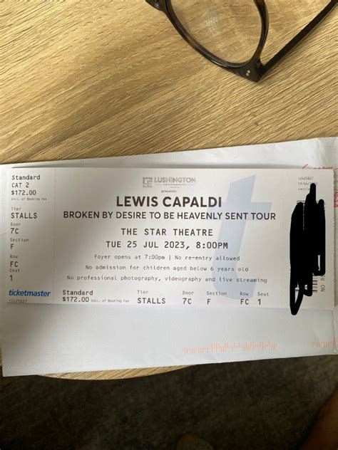 Lewis Capaldi Tickets!, Tickets & Vouchers, Event Tickets on Carousell