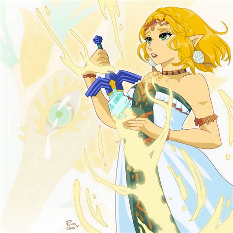 Zelda and the Light Dragon by Rumay-Chian on DeviantArt