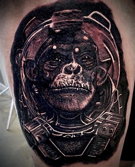 Space Monkey by Dalton Roff : r/tattoo