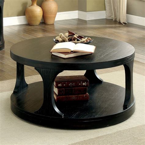 Bring A Touch Of Elegance To Your Home With A Black Circle Coffee Table ...